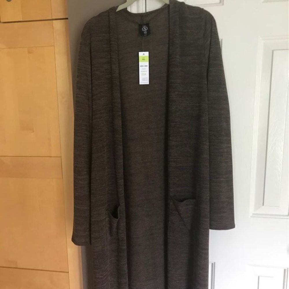 Agnes & Dora Brown Duster Cardigan - XXL-